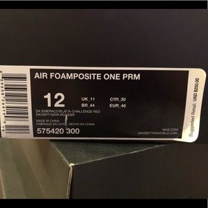 Nike Foamposite One PRM